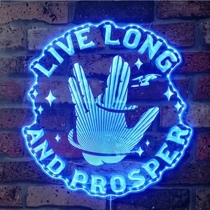 Star Trek Live Long and Prosper RGB LED Sign