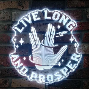 Star Trek Live Long and Prosper RGB LED Sign