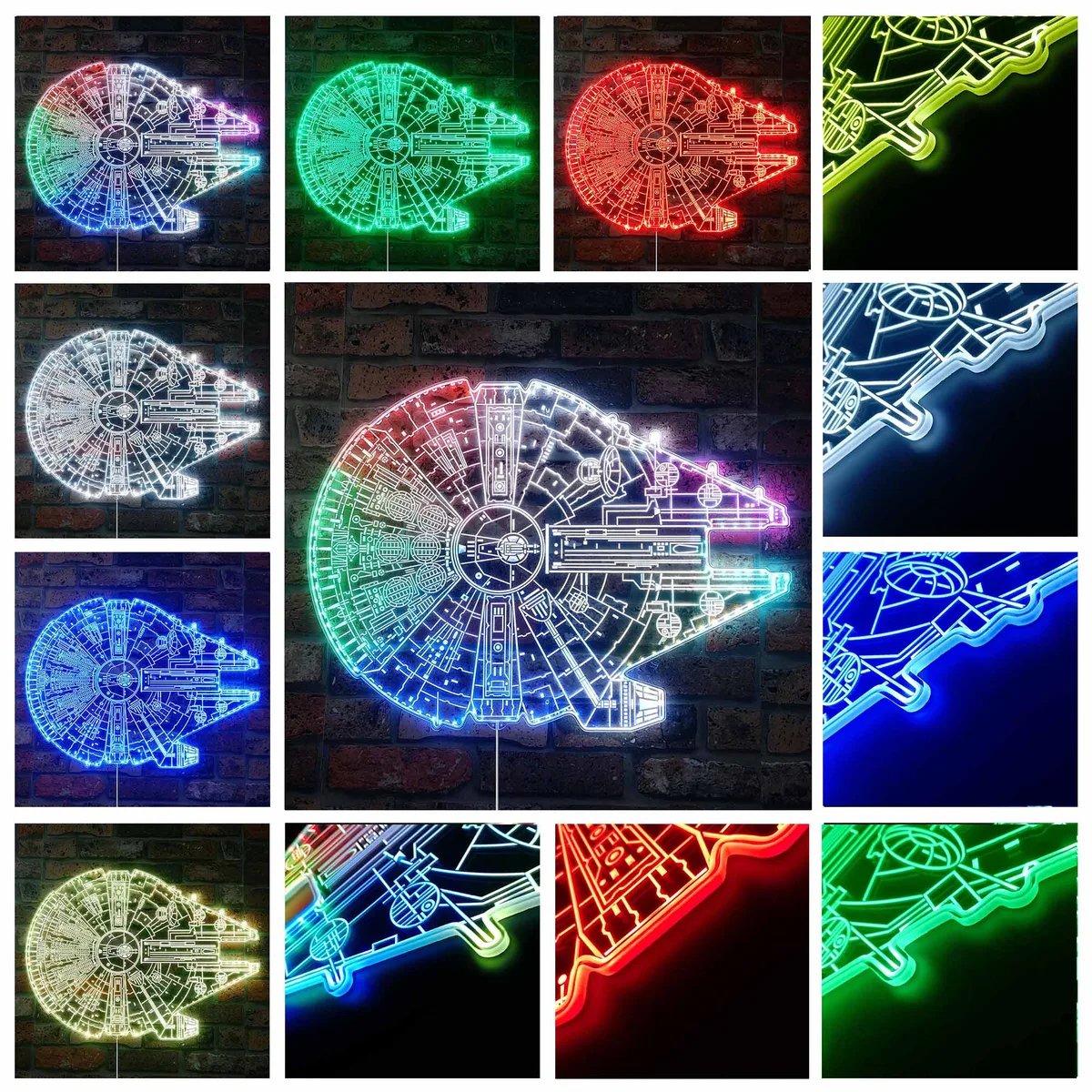 Star Wars Millennium Falcon RGB LED Sign