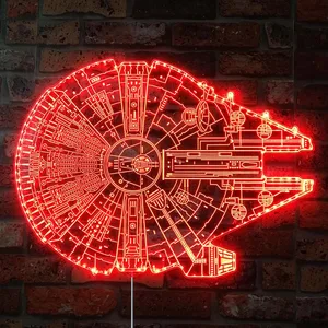 Star Wars Millennium Falcon RGB LED Sign