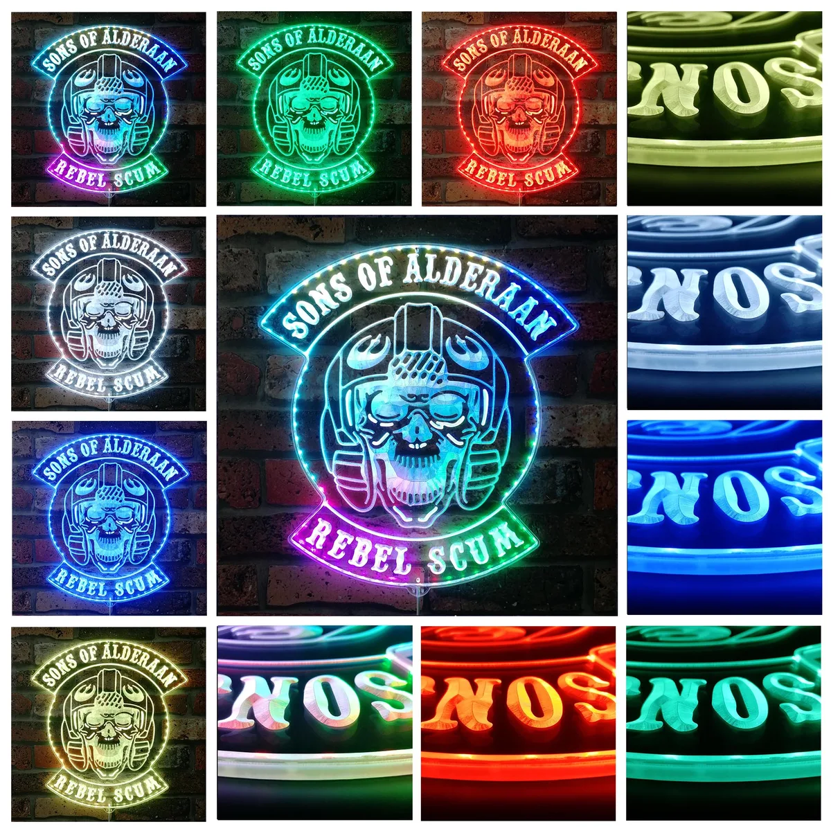 Star Wars Sons of Alderaan RGB LED Sign