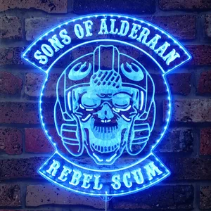 Star Wars Sons of Alderaan RGB LED Sign