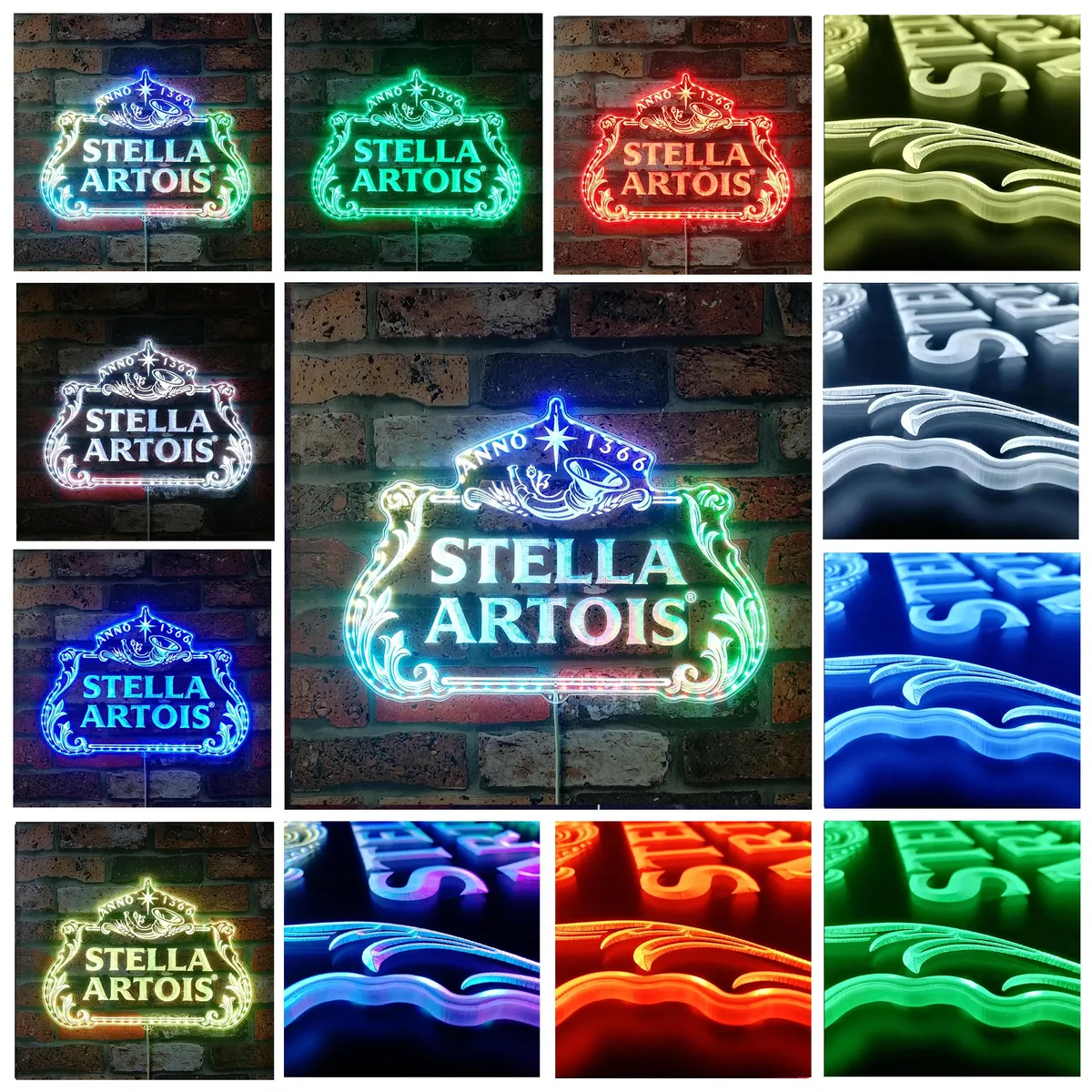 Stella Artois Logo RGB LED Sign
