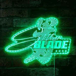 Stellar Blade Logo RGB LED Sign