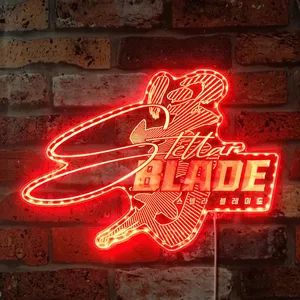 Stellar Blade Logo RGB LED Sign