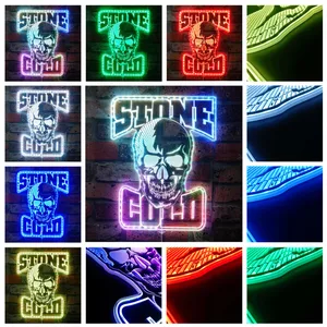 Stone Cold Logo RGB LED Sign