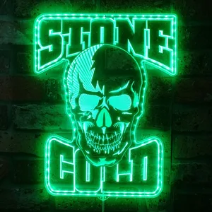 Stone Cold Logo RGB LED Sign