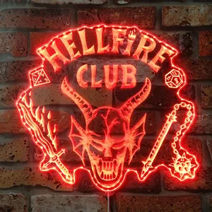 Stranger Things Hellfire Club RGB LED Sign