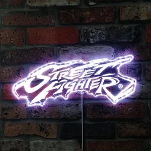 Street Fighter Logo RGB LED Sign