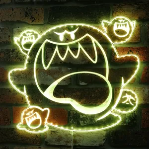 Super Mario Bros Boo 2 RGB LED Sign