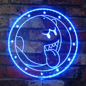 Super Mario Bros Boo RGB LED Sign