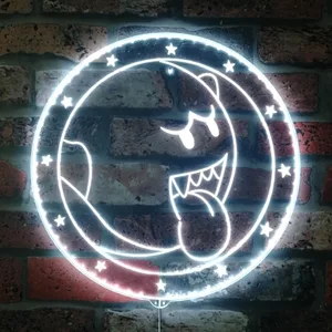 Super Mario Bros Boo RGB LED Sign