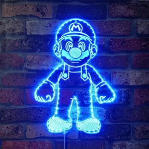 Super Mario Bros Mario Full RGB LED Sign