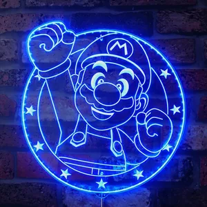 Super Mario Bros Mario RGB LED Sign