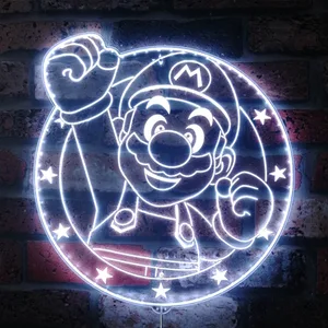 Super Mario Bros Mario RGB LED Sign