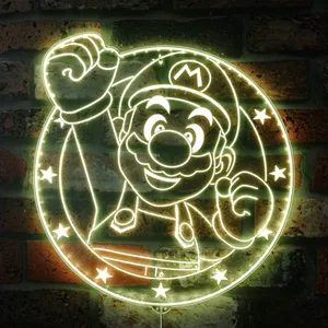 Super Mario Bros Mario RGB LED Sign