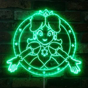 Super Mario Bros Princess Peach RGB LED Sign