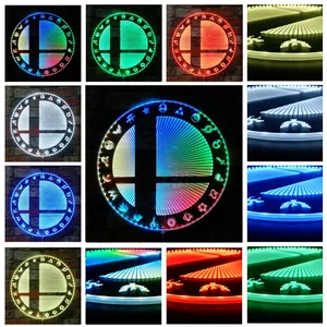 Super Smash Bros Logo RGB LED Sign