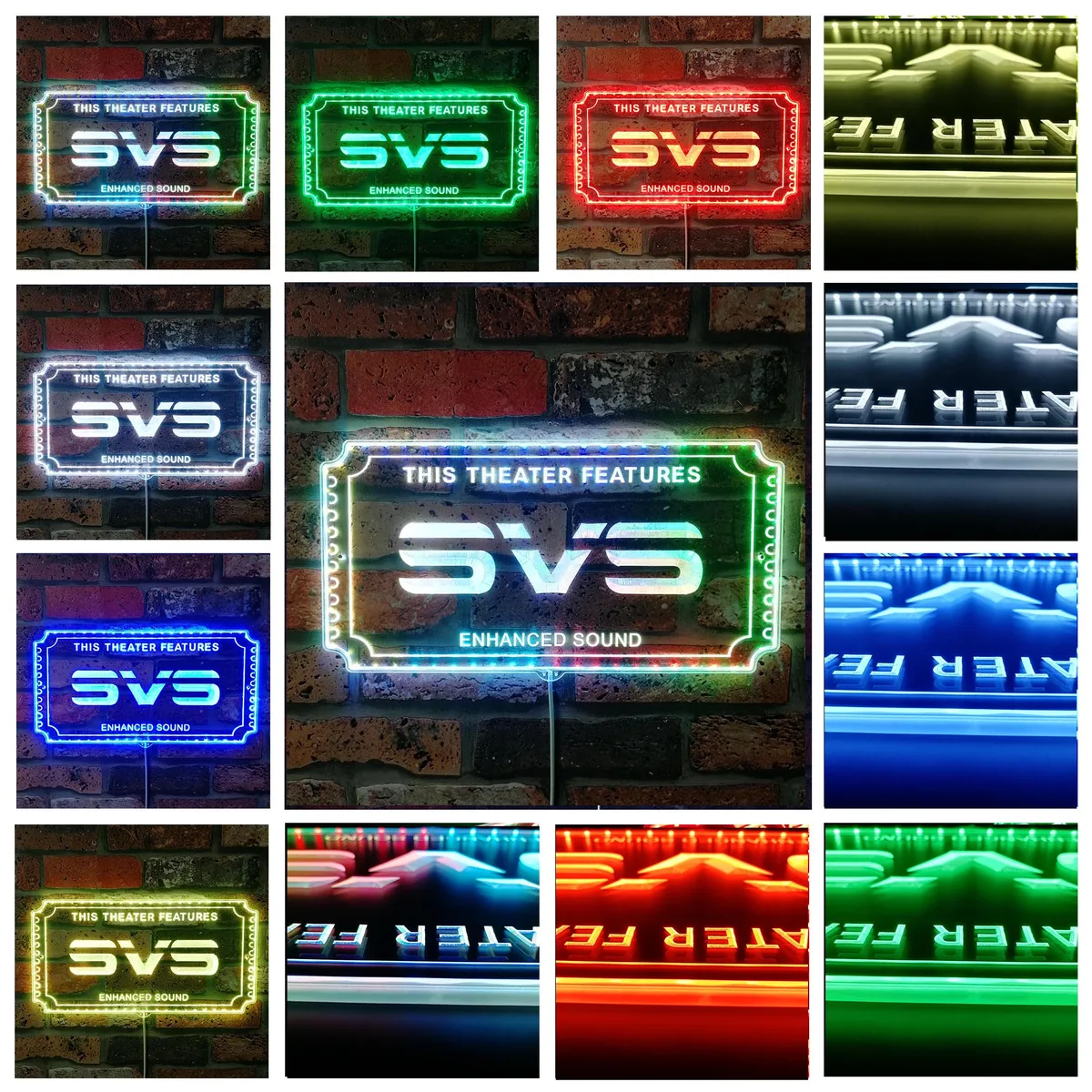 SVS Theater Sign RGB LED Sign