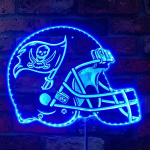 Tampa Bay Buccaneers Helmet Logo RGB LED Sign