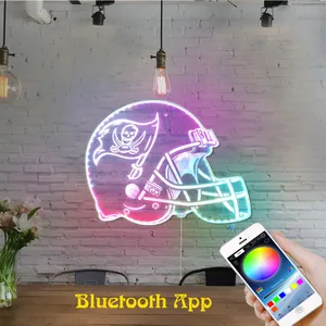 Tampa Bay Buccaneers Helmet Logo RGB LED Sign
