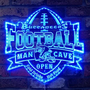 Tampa Bay Buccaneers Man Cave RGB LED Sign