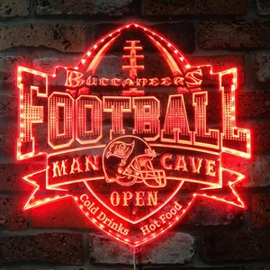 Tampa Bay Buccaneers Man Cave RGB LED Sign