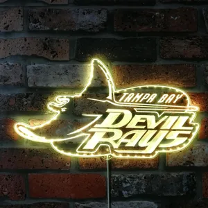 Tampa Bay Rays Devil Rays RGB LED Sign