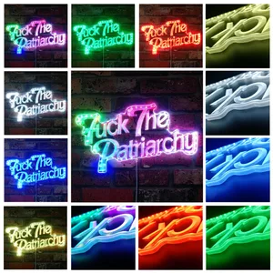 Taylor Swift Fuck the Patriarchy RGB LED Sign
