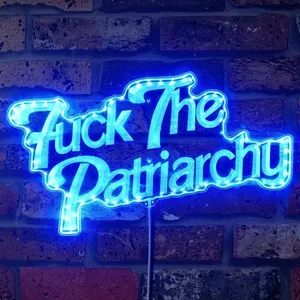 Taylor Swift Fuck the Patriarchy RGB LED Sign