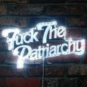 Taylor Swift Fuck the Patriarchy RGB LED Sign