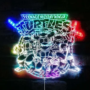 Teenage Mutant Ninja Turtles Logo RGB LED Sign