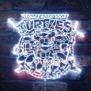 Teenage Mutant Ninja Turtles Logo RGB LED Sign