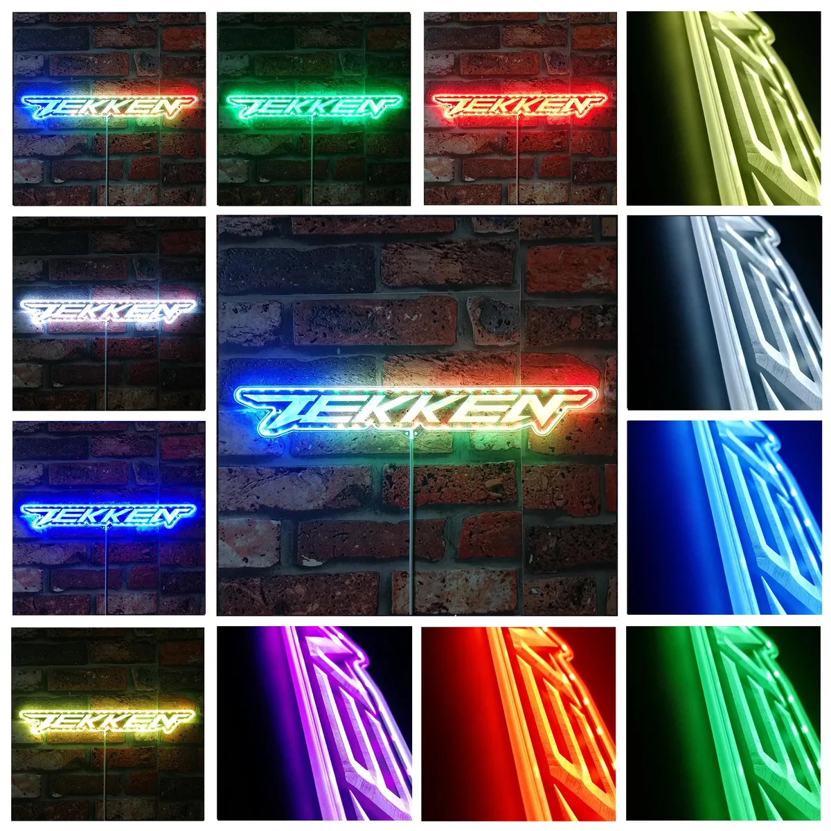 Tekken Logo RGB LED Sign