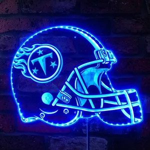 Tennessee Titans Helmet Logo RGB LED Sign