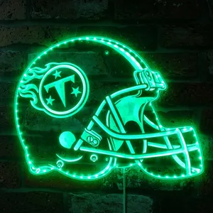Tennessee Titans Helmet Logo RGB LED Sign