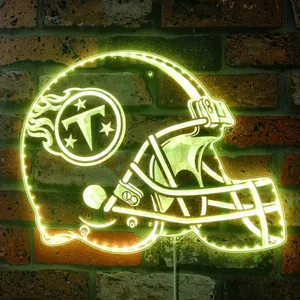 Tennessee Titans Helmet Logo RGB LED Sign