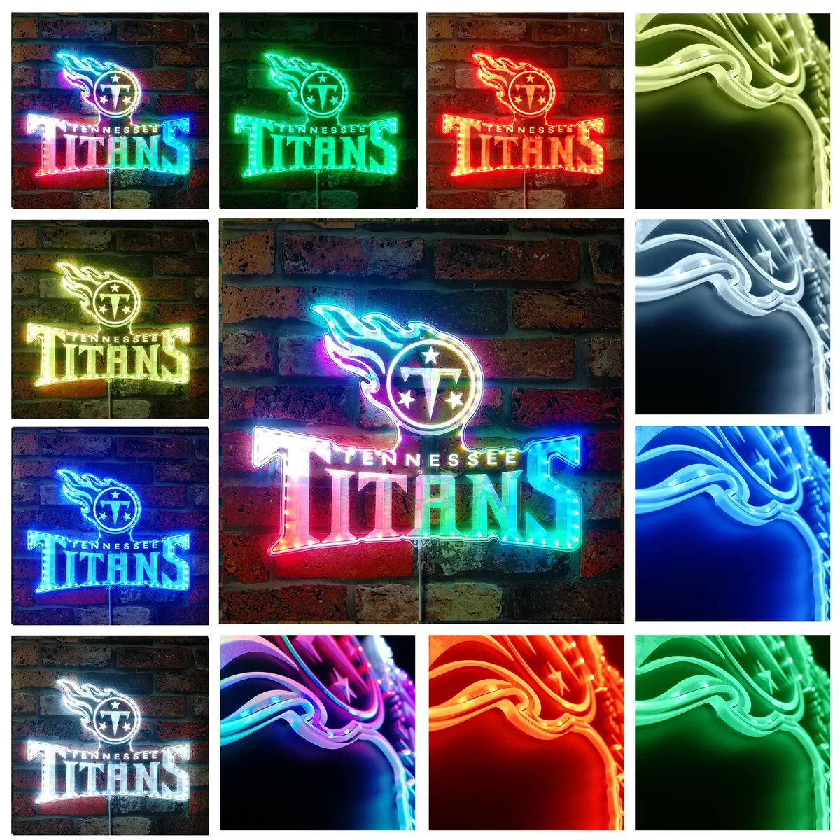 Tennessee Titans Logo RGB LED Sign