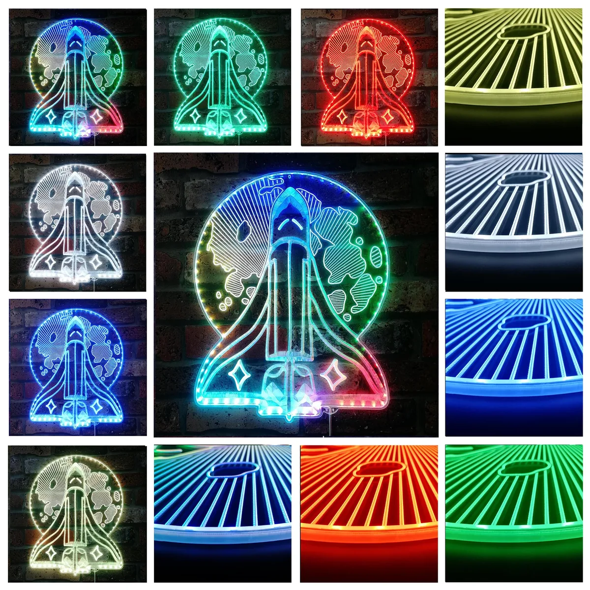 The Last of Us Spaceship RGB LED Sign