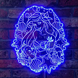 The Little Mermaid Ariel RGB LED Sign