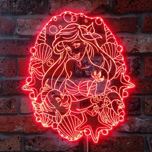 The Little Mermaid Ariel RGB LED Sign
