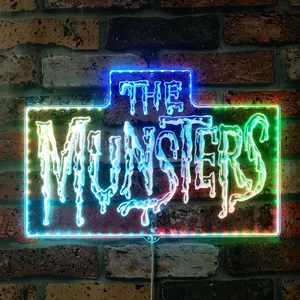 The Munsters Logo RGB LED Sign