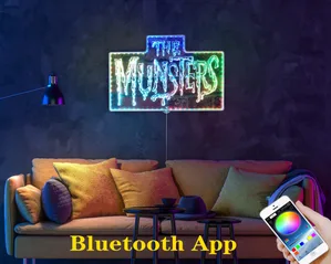 The Munsters Logo RGB LED Sign