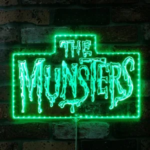 The Munsters Logo RGB LED Sign