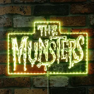 The Munsters Logo RGB LED Sign