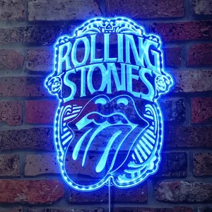 The Rolling Stones Logo RGB LED Sign