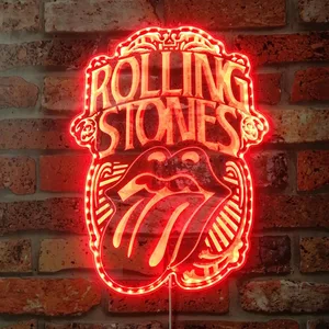 The Rolling Stones Logo RGB LED Sign