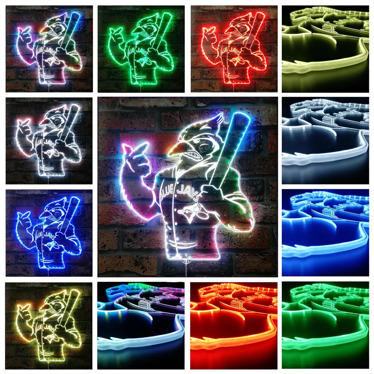 Toronto Blue Jays Baseball RGB LED Sign