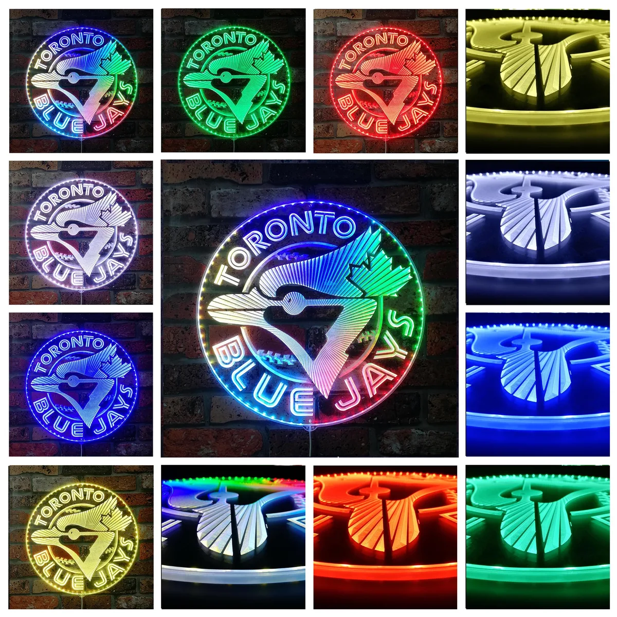 Toronto Blue Jays Logo RGB LED Sign