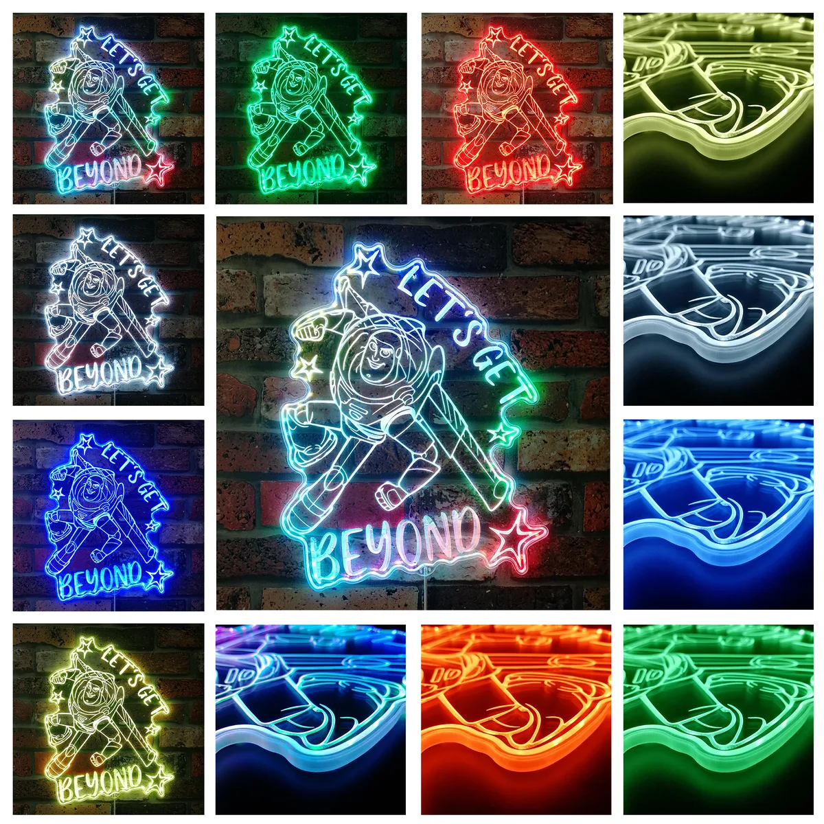 Toy Story Buzz Lightyear RGB LED Sign